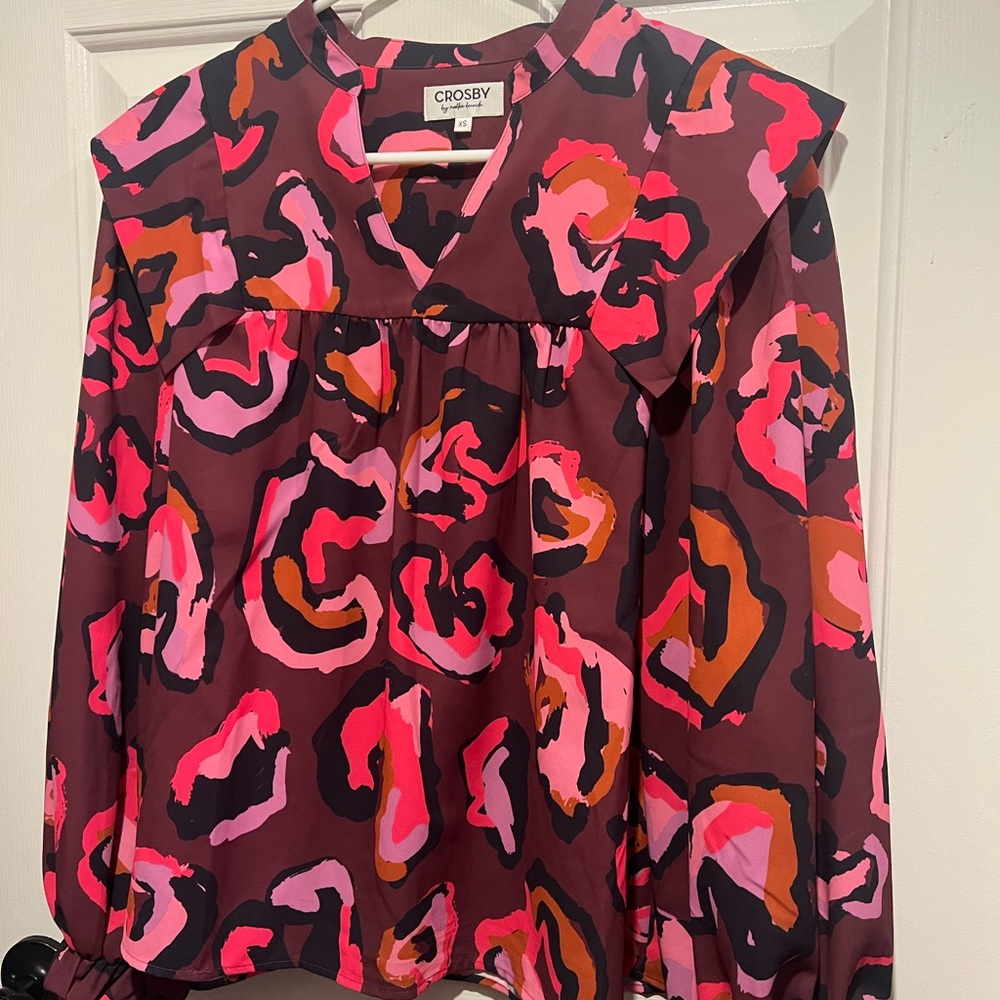 CROSBY by Mollie Burch Keeva Top in Jungle Queen